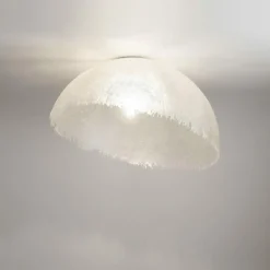 Sklep Kaja Lampa sufitowa z dużym gwintem, mleczny klosz SIG 40659 z serii MUZA Online