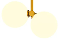 Sklep Kaja Lampa sufitowa z dwoma kloszami na żarówki G9 JUP 1919 z serii LUNA Flash Sale