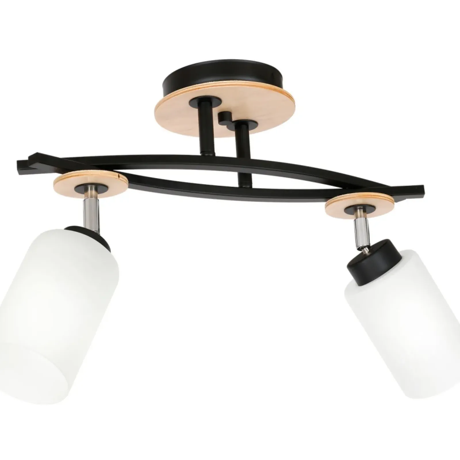 Sklep Kaja Lampa sufitowa z dwoma reflektorami, z kloszami LX 1521 z serii TOKIO New