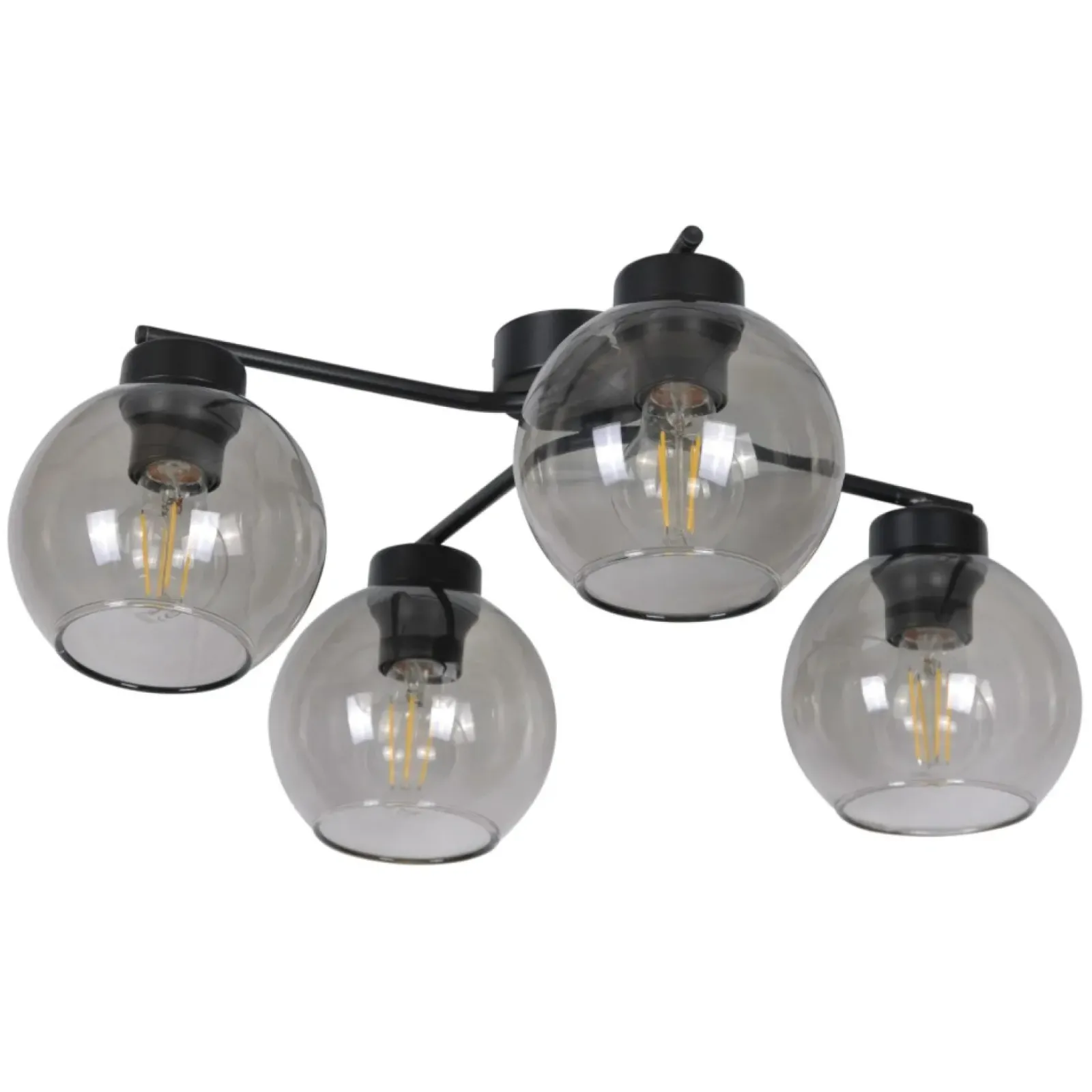 Sklep Kaja Lampa sufitowa z grafitowymi kloszami K-2625 AIDEN | Kaja Oświetlenie Discount