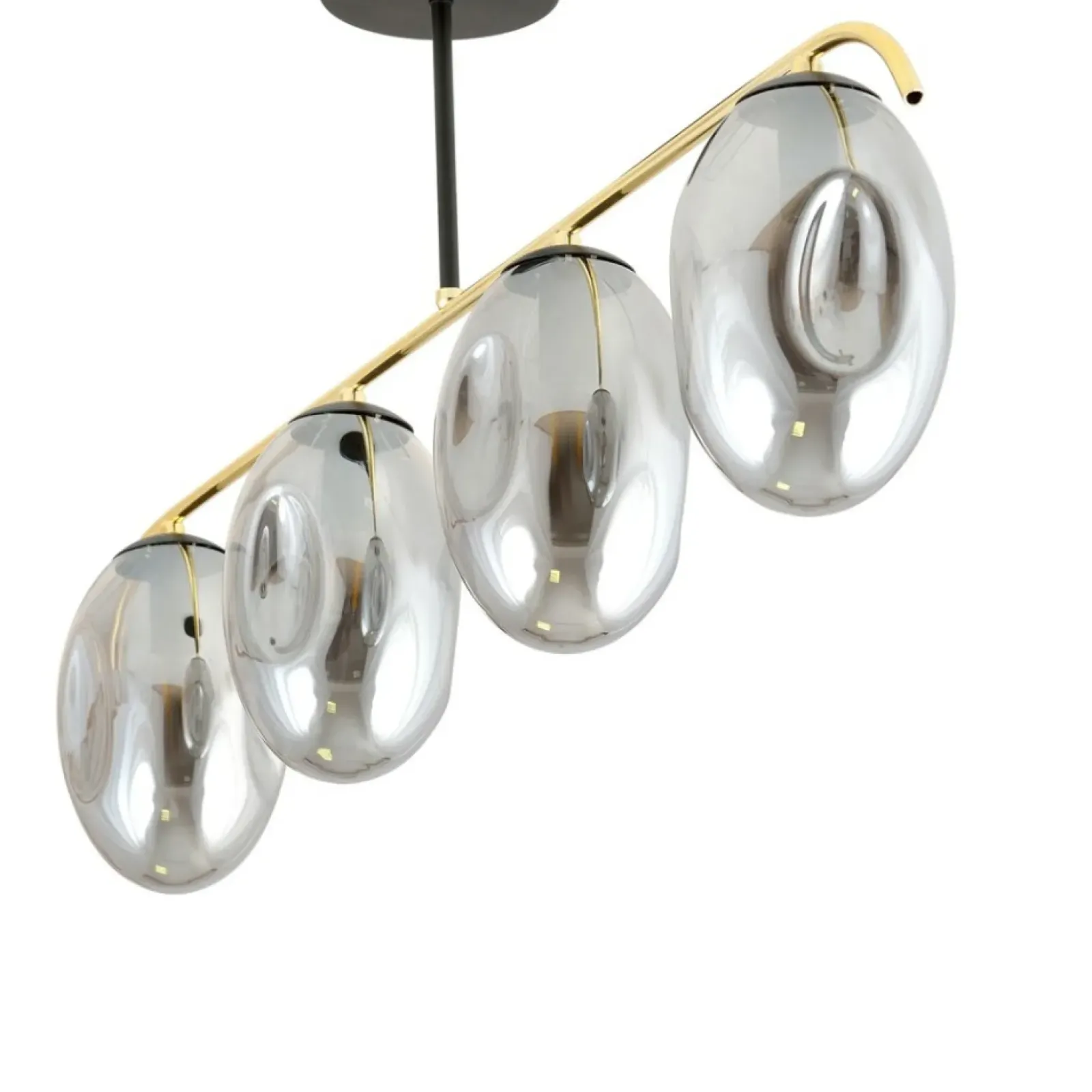 Sklep Kaja Lampa sufitowa z kloszami w kolorze grafitowym 1280/4 z serii FINES Sale