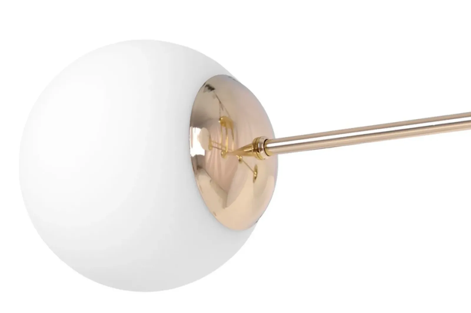 Sklep Kaja Lampa sufitowa z kloszami i złotymi elementami K-5404 z serii LUMIA Outlet