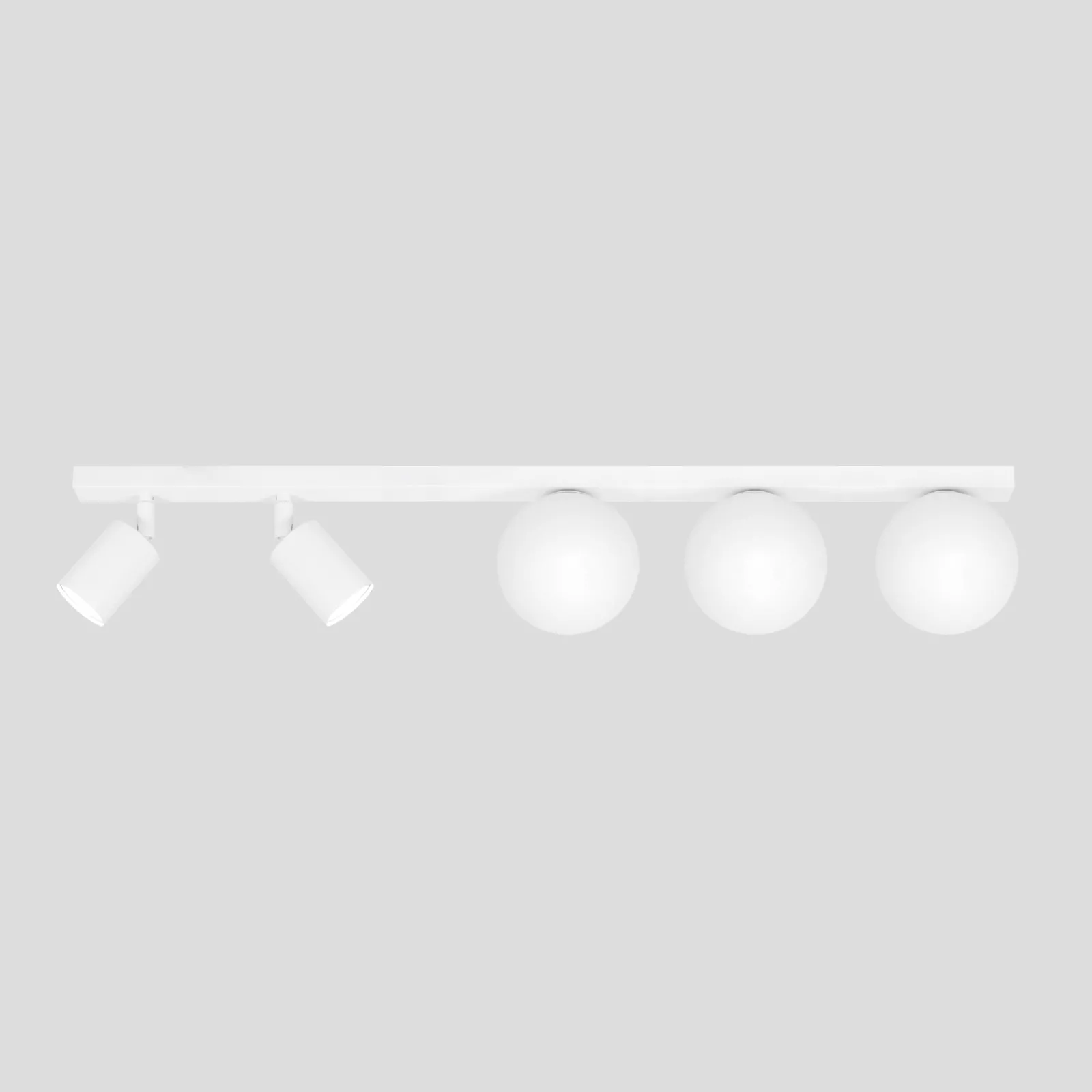 Sklep Kaja Lampa sufitowa z kloszami i reflektorami K-5496 z serii ANDI* Reflektory Sufitowe Podłużne - Na Listwie|Żyrandole Nowoczesne