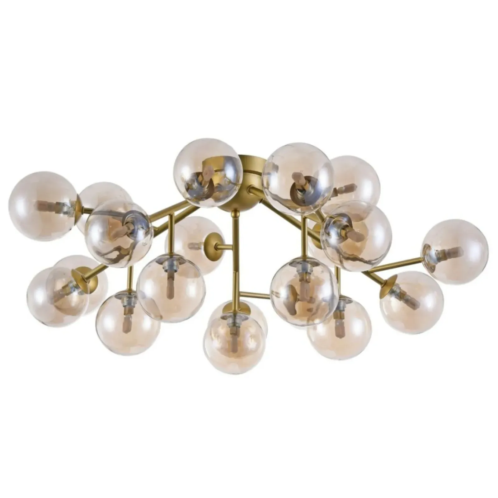 Sklep Kaja Lampa sufitowa z kloszami MOD545PL-20G DALLAS | Kaja Oświetlenie złoty Discount
