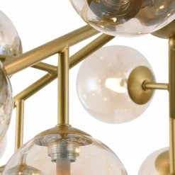 Sklep Kaja Lampa sufitowa z kloszami MOD545PL-20G DALLAS | Kaja Oświetlenie złoty Discount