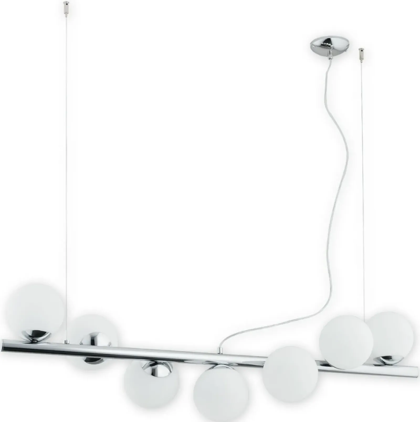 Sklep Kaja Lampa sufitowa z kloszami w kształcie kul O2917 W7 CH| Kaja Discount