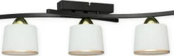 Sklep Kaja Lampa sufitowa z kloszami z rantami O3243 P3 CZA + ZL z serii ALTAR* Randole Tradycyjne