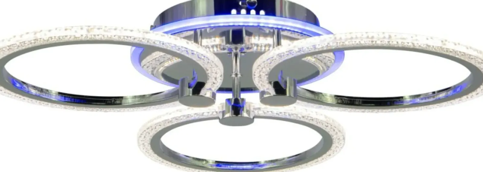 Sklep Kaja Lampa sufitowa z kolorowymi ledami DRS2032/3 z serii RING chrom Store
