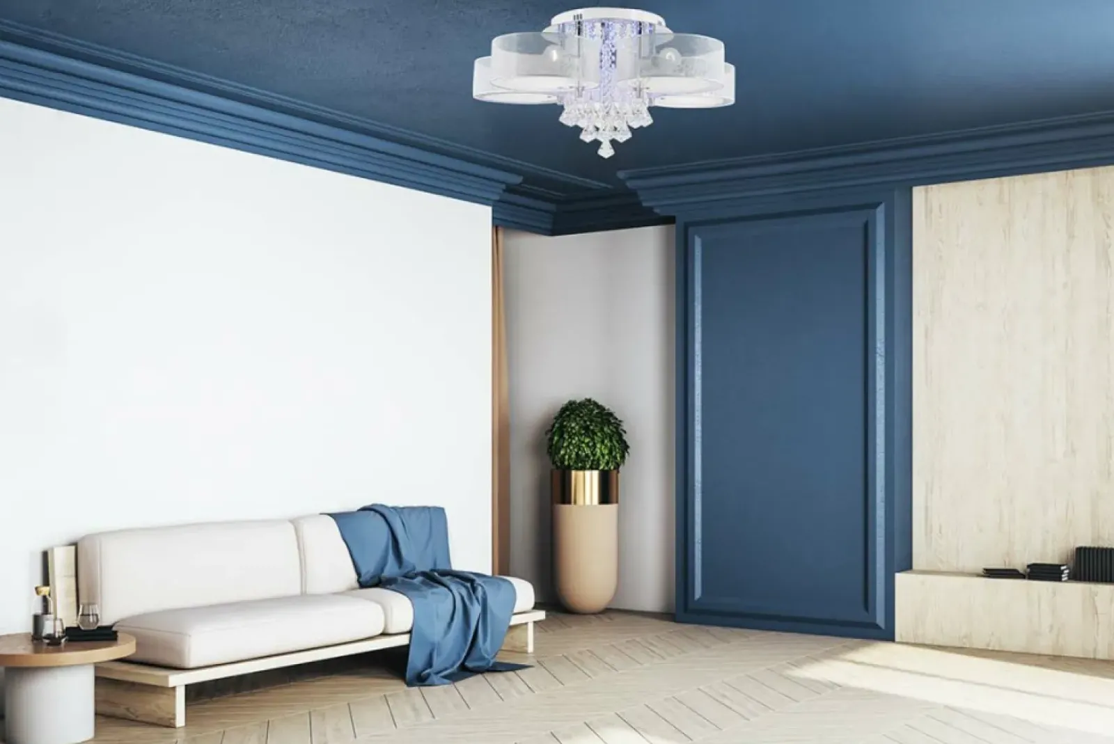 Sklep Kaja Lampa sufitowa z kolorowymi LEDami DRS8006/5 WH NET | Kaja Oświetlenie Cheap
