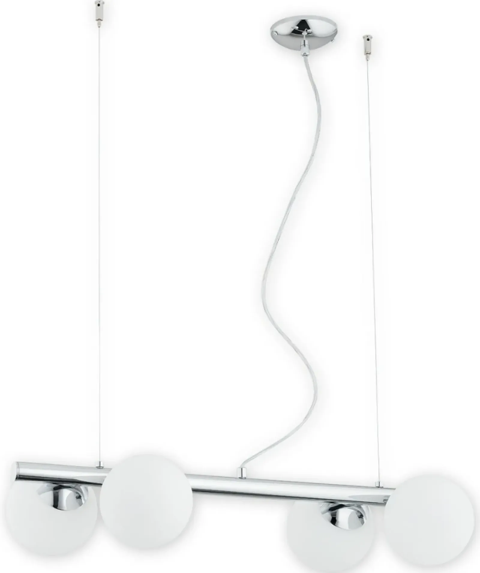 Sklep Kaja Lampa sufitowa z kulistymi kloszami O2914 W4 CH | Kaja Oświetlenie Clearance