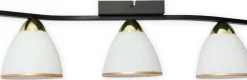 Sklep Kaja Lampa sufitowa z mlecznymi kloszami O3253 P3 CZA + ZL z serii FABER* Randole Tradycyjne