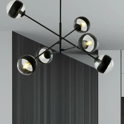 Sklep Kaja Lampa sufitowa z obrotowymi ramionami 1168/6 LINEAR | Kaja Oświetlenie Online
