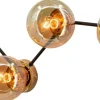 Sklep Kaja Lampa sufitowa z okrągłymi kloszami 8437/4 BL TR IVO | Kaja Sale