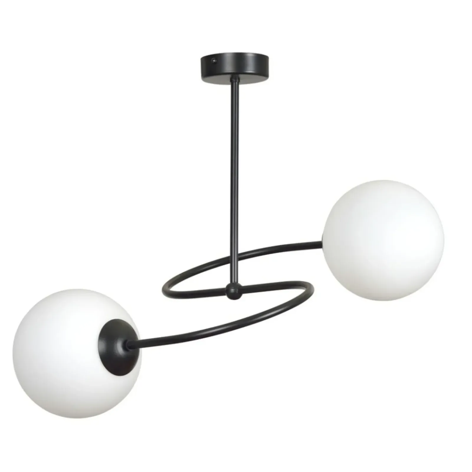 Sklep Kaja Lampa sufitowa z oprawą w kształcie litery „S” 734/2B | Kaja New