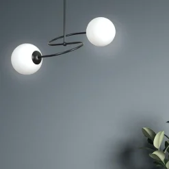 Sklep Kaja Lampa sufitowa z oprawą w kształcie litery „S” 734/2B | Kaja New