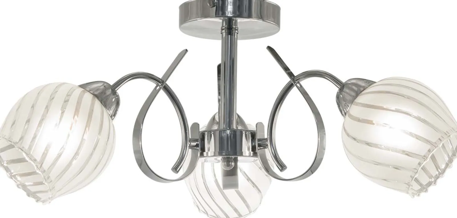 Sklep Kaja Lampa sufitowa z ozdobnymi kloszami 7138/3 8C DAKOTA | Kaja* Randole Tradycyjne
