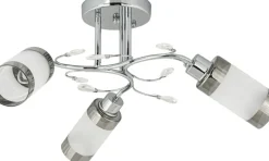 Sklep Kaja Lampa sufitowa z ozdobnymi kryształkami 8267/3 8C | Kaja Oświetlenie* Randole Tradycyjne