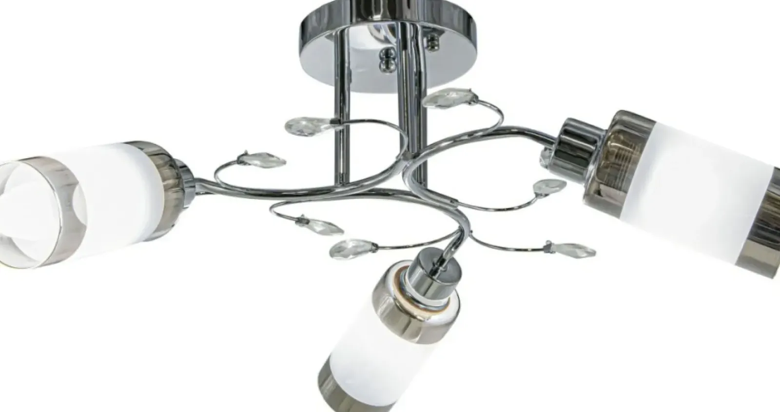 Sklep Kaja Lampa sufitowa z ozdobnymi kryształkami 8267/3 8C | Kaja Oświetlenie* Randole Tradycyjne