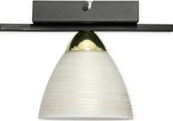 Sklep Kaja Lampa sufitowa z ozdobnym kloszem O3271 P1 CZA + ZL z serii BAFER* Randole Tradycyjne