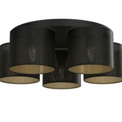 Sklep Kaja Lampa sufitowa z pięcioma abażurami, czarna LX 5249 z serii LOFT SHADE Cheap