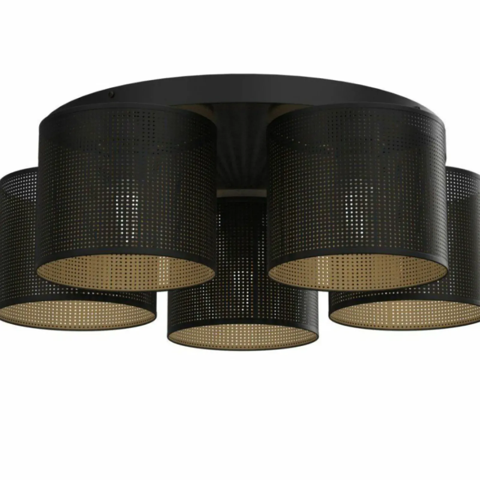 Sklep Kaja Lampa sufitowa z pięcioma abażurami, czarna LX 5249 z serii LOFT SHADE Cheap