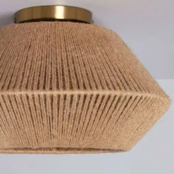 Sklep Kaja Lampa sufitowa z plecionym abażurem ABR-PLEDI BOHO | Kaja Oświetlenie* Plafony Nowoczesne
