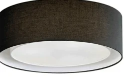 Sklep Kaja Lampa sufitowa z podwójnym abażurem ⌀50cm AZ2317 MILO | Kaja czarny New