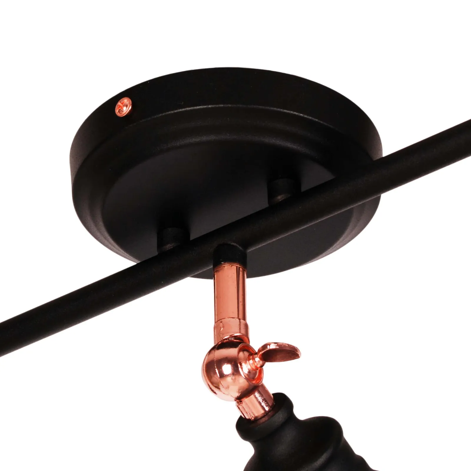 Sklep Kaja Lampa sufitowa z reflektorami K-8005-3 BK WATSO BLACK | Kaja* Reflektory Sufitowe Podłużne - Na Listwie