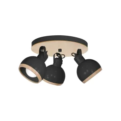 Sklep Kaja Lampa sufitowa z regulowanym kątem świecenia MLP8659 z serii OVAL | Kaja Oświetl czarny Outlet