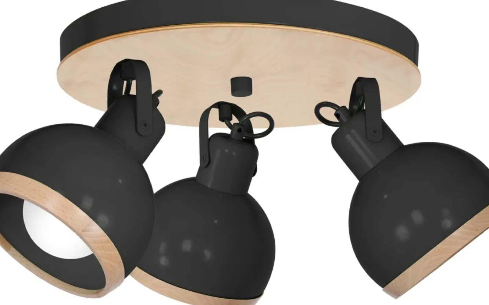 Sklep Kaja Lampa sufitowa z regulowanym kątem świecenia MLP8659 z serii OVAL | Kaja Oświetl czarny Outlet