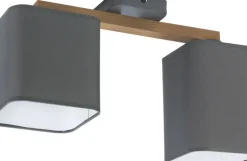 Sklep Kaja Lampa sufitowa z różnymi abażurami TK 4165 TORA GRAY | Kaja Best Sale