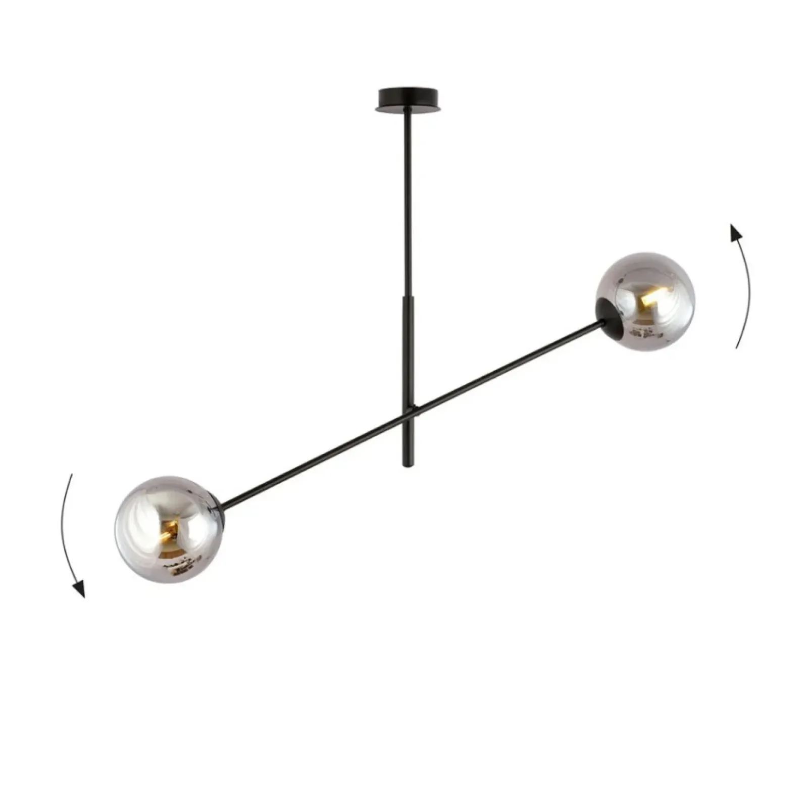 Sklep Kaja Lampa sufitowa z ruchomym ramieniem typu sztanga 1167/2 LINEAR | Kaja Outlet