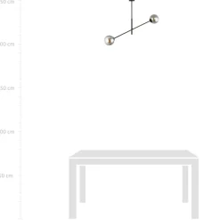 Sklep Kaja Lampa sufitowa z ruchomym ramieniem typu sztanga 1167/2 LINEAR | Kaja Outlet