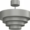 Sklep Kaja Lampa sufitowa z szarymi obręczami LX 3520 RINGS | Kaja Oświetlenie Outlet