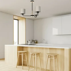 Sklep Kaja Lampa sufitowa z trzema abażurami, żyrandol MLP7451 z serii ATLANTA | Kaja Oświe Cheap