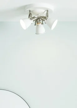Sklep Kaja Lampa sufitowa z trzema białymi kloszami 107855 | Kaja Oświetlenie Best Sale