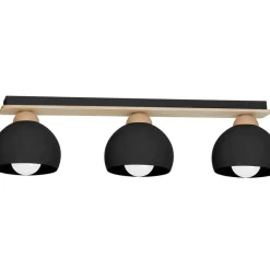 Sklep Kaja Lampa sufitowa z trzema punktami świetlnymi MLP6560 z serii DAMA | Kaja Oświetle czarny Outlet