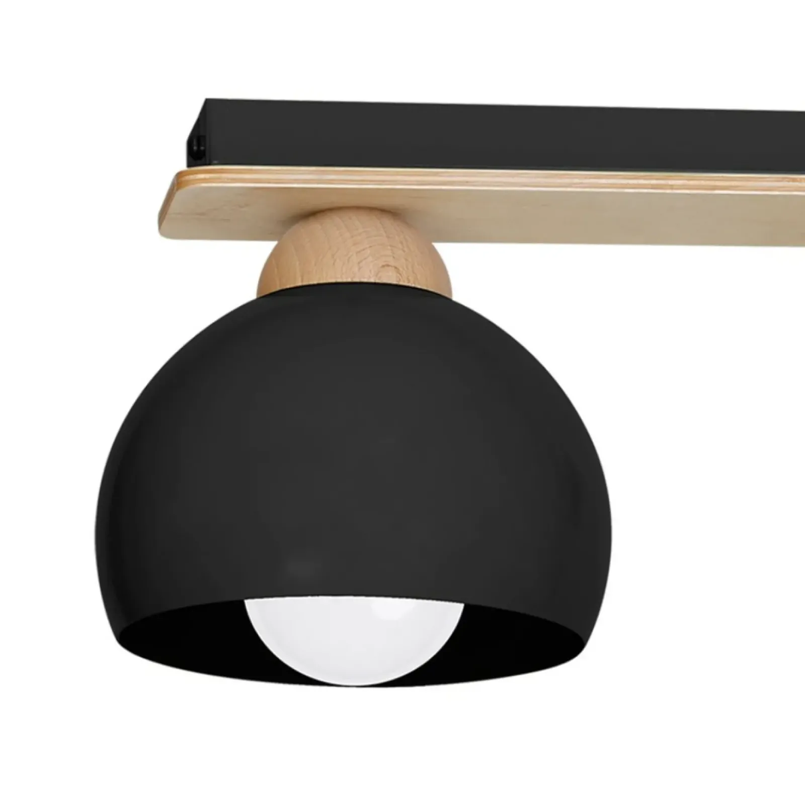Sklep Kaja Lampa sufitowa z trzema punktami świetlnymi MLP6560 z serii DAMA | Kaja Oświetle czarny Outlet