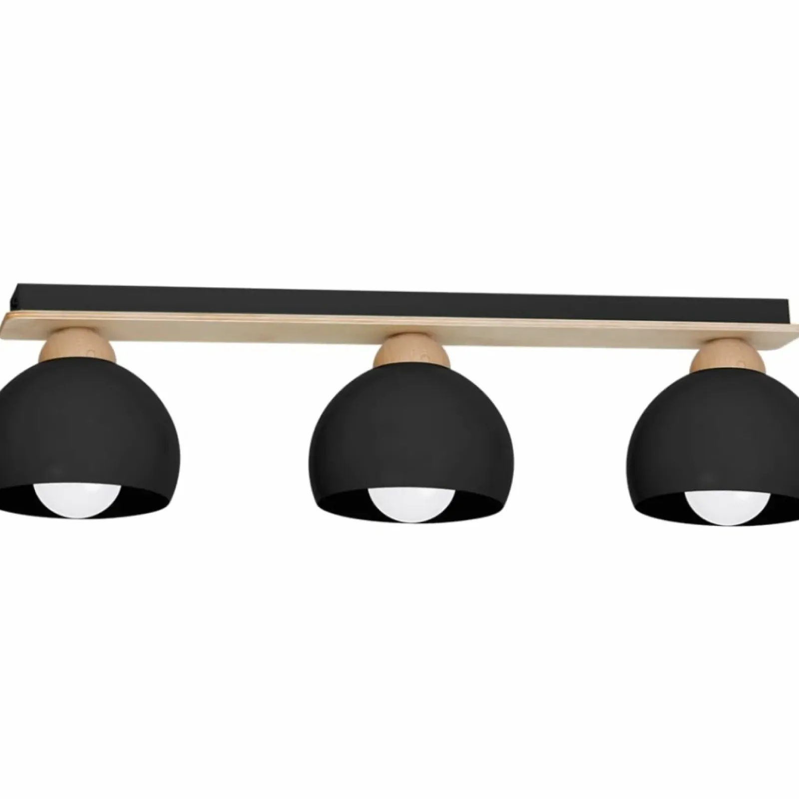 Sklep Kaja Lampa sufitowa z trzema punktami świetlnymi MLP6560 z serii DAMA | Kaja Oświetle czarny Outlet