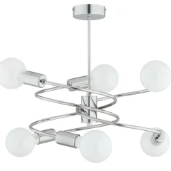 Sklep Kaja Lampa sufitowa ze srebrną konstrukcją AL 63234 z serii DISCO Flash Sale