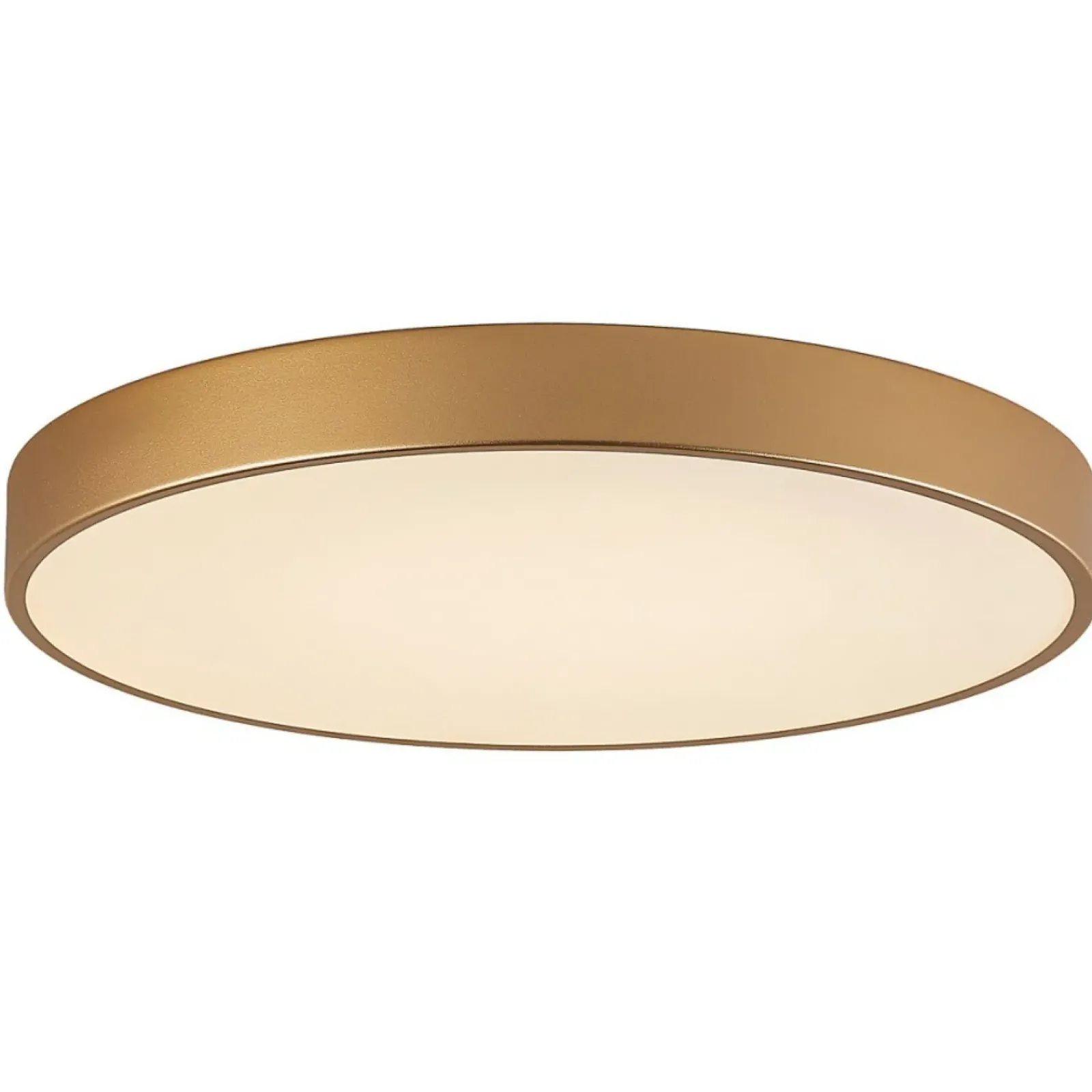 Sklep Kaja Lampa sufitowa ze złotą ramką 5361-860RC-GD-3 ORBITAL | Kaja* Lampy Led|Plafony Nowoczesne