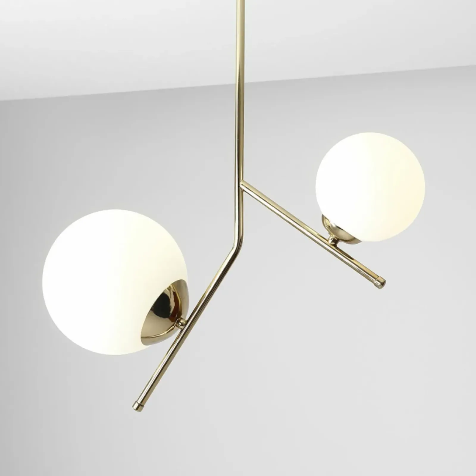 Sklep Kaja Lampa sufitowa złota podwójna elegancka 1011PL_H30 LUNA | Kaja Zadzwońporabattel.783200183(8-16)/mailsklep@kaja.com.pl Hot
