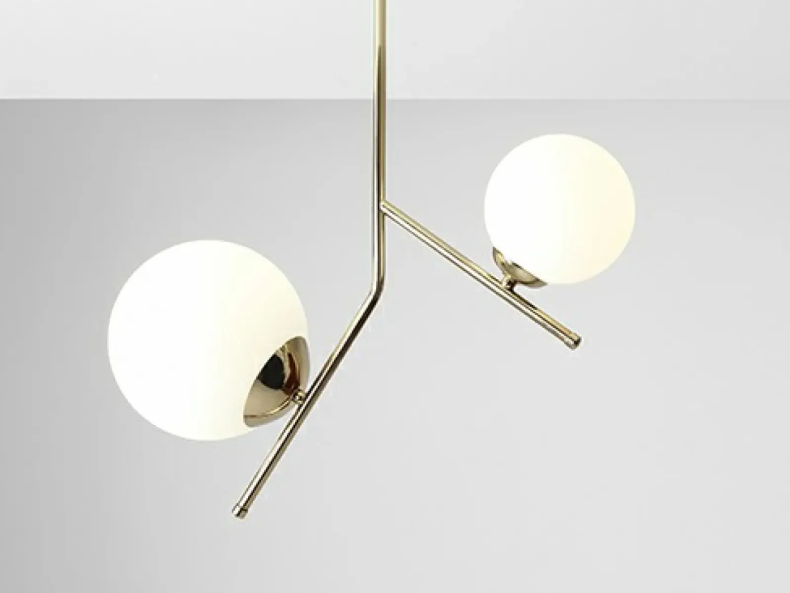 Sklep Kaja Lampa sufitowa złota podwójna elegancka 1011PL_H30 LUNA | Kaja Zadzwońporabattel.783200183(8-16)/mailsklep@kaja.com.pl Hot