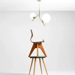 Sklep Kaja Lampa sufitowa złota podwójna elegancka 1011PL_H30 LUNA | Kaja Zadzwońporabattel.783200183(8-16)/mailsklep@kaja.com.pl Hot
