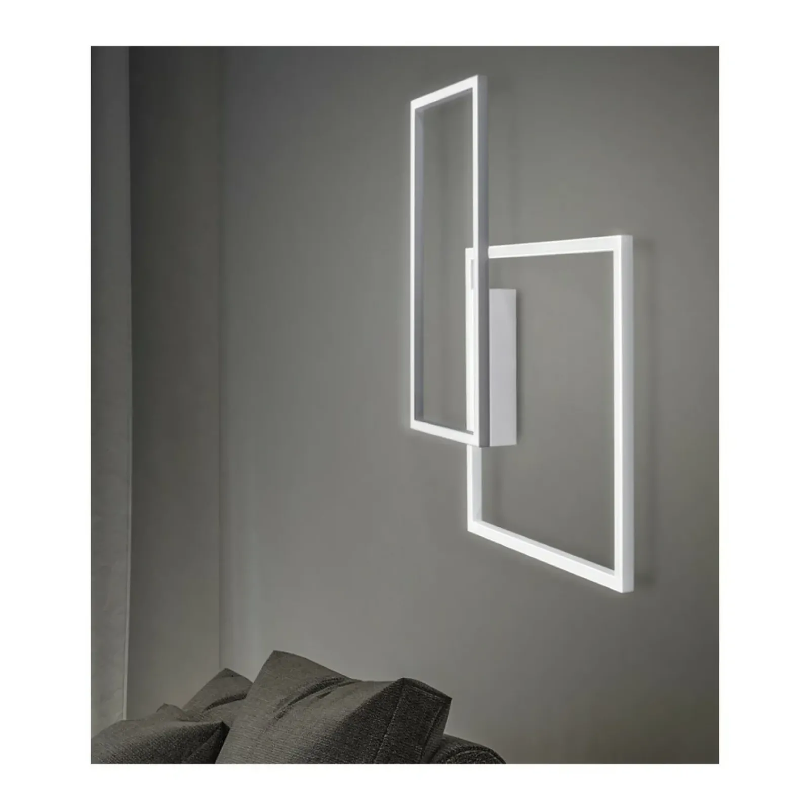 Sklep Kaja Lampa sufitowo-ścienna, ledowe ramki 66305 AKIRA | Kaja Oświetlenie* Lampy Led