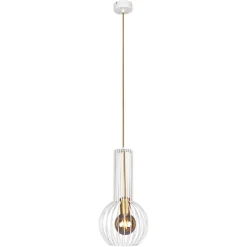 Sklep Kaja Lampa w kształcie drucianej gruszki K-4525 ARVI WHITE | Kaja Sale
