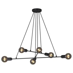 Sklep Kaja Lampa w minimalistycznym stylu K-4381 SITYA BLACK | Kaja Oświetlenie czarny Fashion