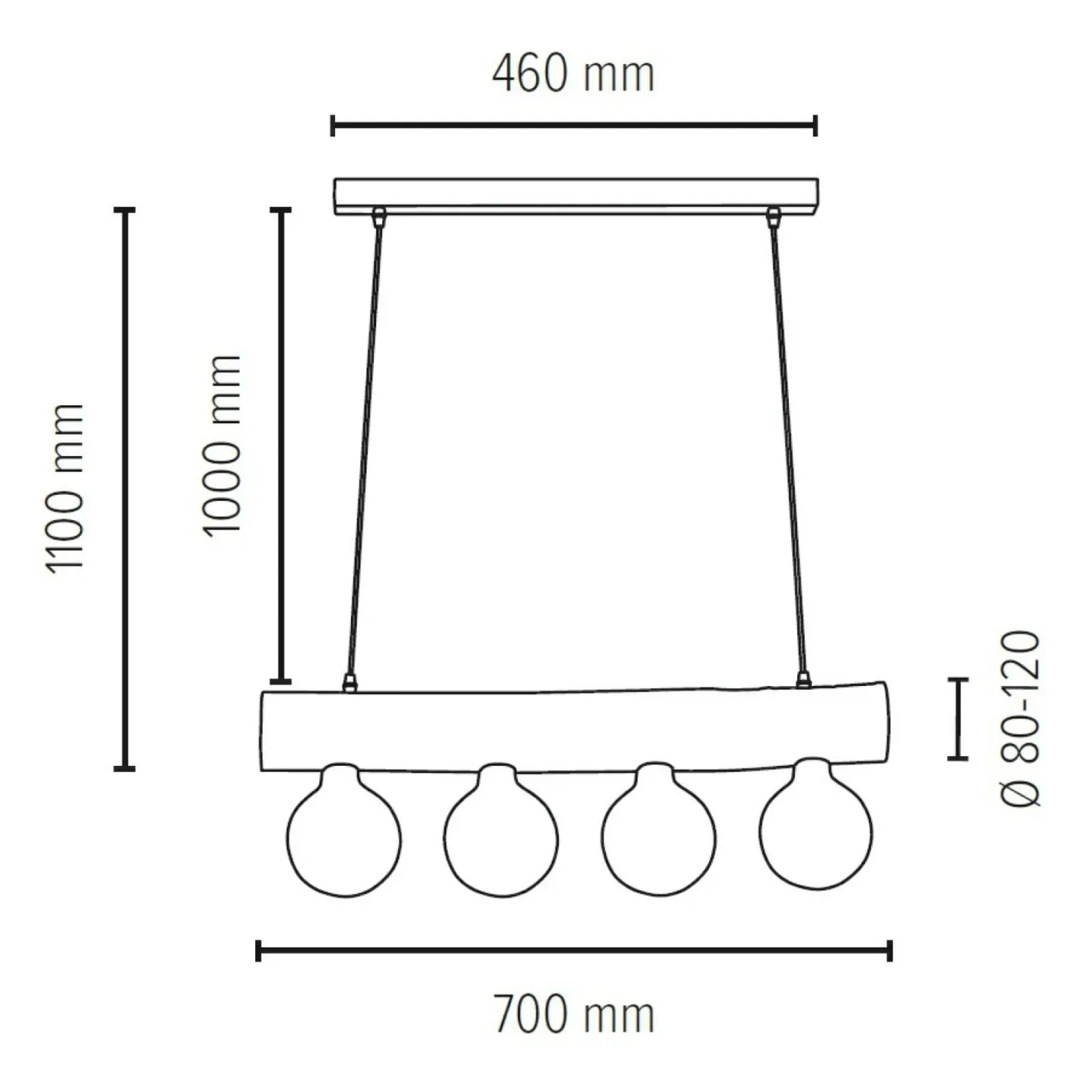 Sklep Kaja Lampa wisząca 69880404 z serii TRABO SIMPLE Cheap