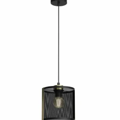 Sklep Kaja Lampa wisząca, ażurowa, w m kolorze LX 4149 z serii KAGA | Kaja czarny Shop