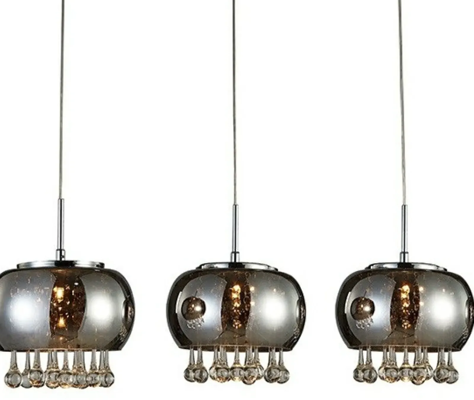 Sklep Kaja Lampa wisząca AZ2454 - Burn 3 line (e) - AZZARDO chrom Store